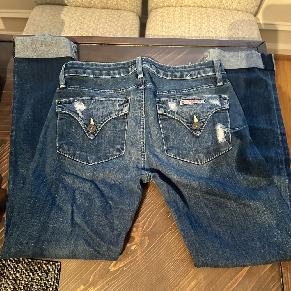 Women’s Hudson cropped Blue Jeans